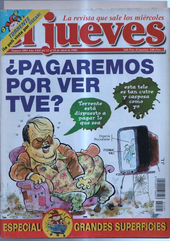 El Jueves revista semanal numero 1091: conserva suplemento epoca