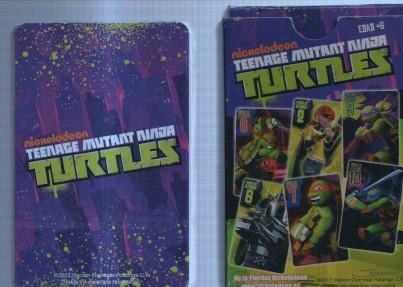 Baraja cartas:  Teenage Mutant Ninja Turtles (con precinto original)