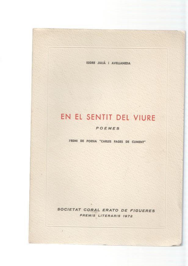 En el sentit del viure. Poemes