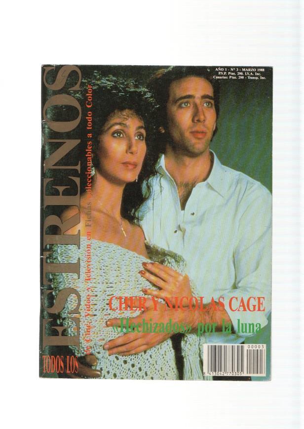 Todos los estrenos de cine y videonumero 03, marzo 1988