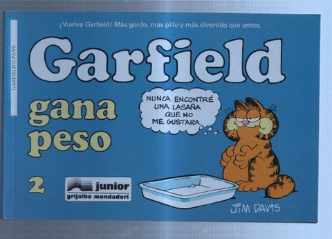 Garfiel numero 02: gana peso