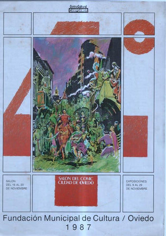 Salon del comic ciudad de oviedo 1987
