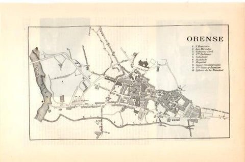 LAMINA V23979: Plano de Orense