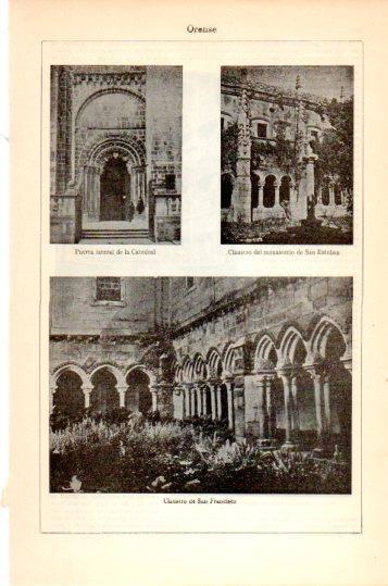 LAMINA V23982: Claustro de San Francisco en Orense