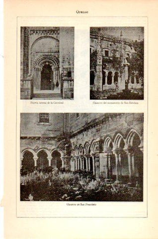 LAMINA V23982: Claustro de San Francisco en Orense