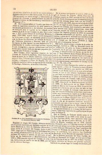 LAMINA V23967: Definiciones de la orden de Caballeria de Alcantara