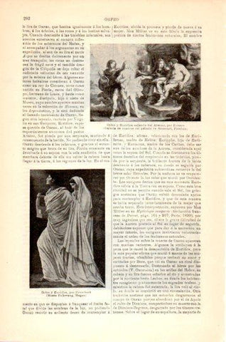 LAMINA V23990: Orfeo y Euridice por Feuerbach