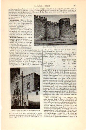 LAMINA V24019: Iglesia y castillo de Orgaz