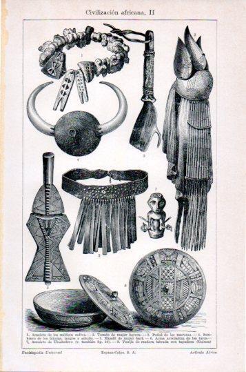 LAMINA V24002: Civilizacion africana II