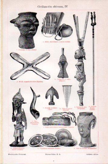 LAMINA V24004: Civilizacion africana IV