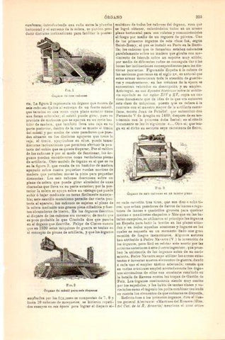 LAMINA V23998: Organo de tres cañones