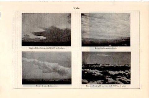 LAMINA V23915: Nubes
