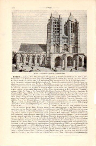 LAMINA V23910: Catedral de Noyon antes de 1914
