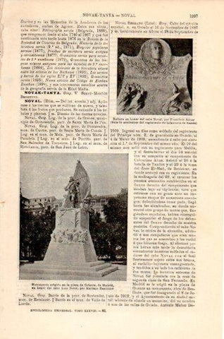 LAMINA V23901: Monumento del cabo Luis Noval por Benlliure