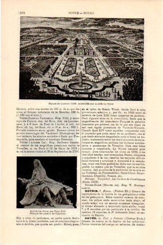 LAMINA V23897: Parque de Louvois 1690