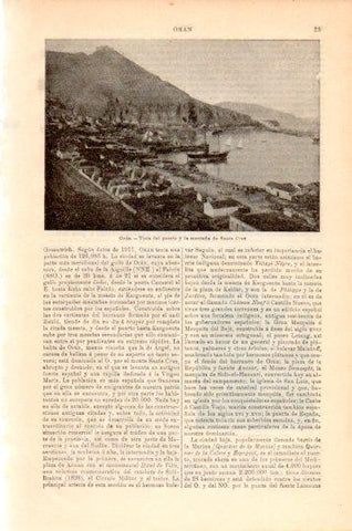 LAMINA V23949: Montaña de Sant Cruz en Oran