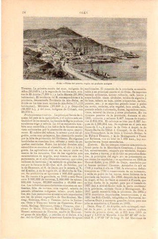 LAMINA V23947: Puerto de Oran, grabado antiguo