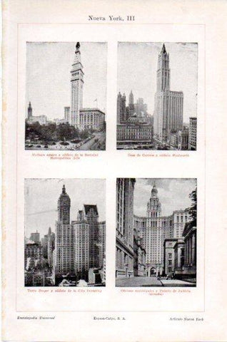 LAMINA V23936: Rascacielos de Nueva York