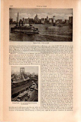 LAMINA V23926: Vista parcial de Nueva York