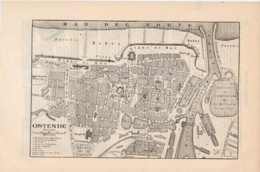 LAMINA V24120: Plano de Ostende
