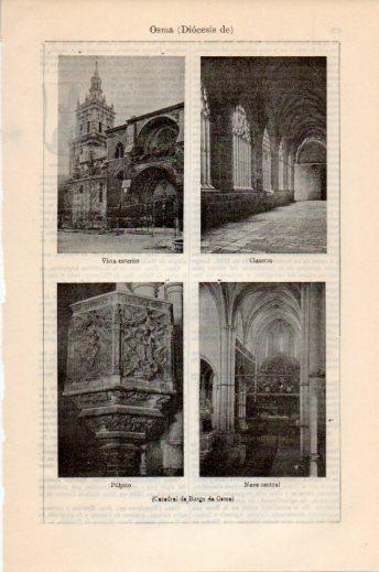 LAMINA V24108: Catedral de Burgo de Osma