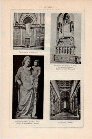 LAMINA V24098: Orvieto, Italia