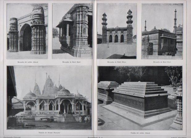 LAMINA V24156: Mezquitas y templos en Ahmedabad