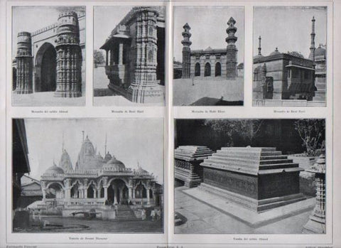 LAMINA V24156: Mezquitas y templos en Ahmedabad