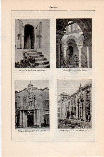 LAMINA V24133: Edificios en Osuna, Sevilla