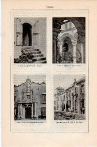 LAMINA V24133: Edificios en Osuna, Sevilla