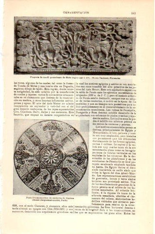 LAMINA V24049: Plaqueta de marfil de Siria