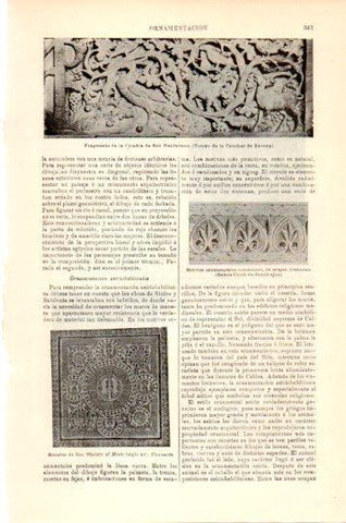 LAMINA V24048: Fragmento de la Catedra de San Maximiano