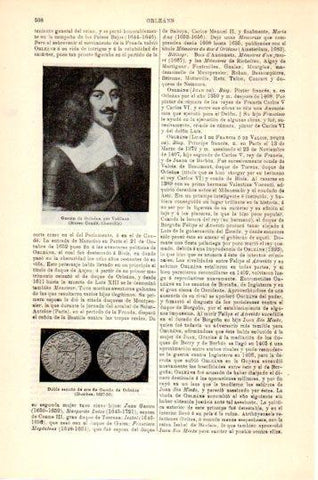 LAMINA V24034: Gaston de Orleans por Vaillant