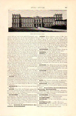 LAMINA V23708: Palacio Real de la Ajuda, Lisboa