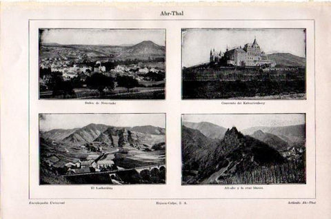 LAMINA V23689: Vistas de Ahr Thal