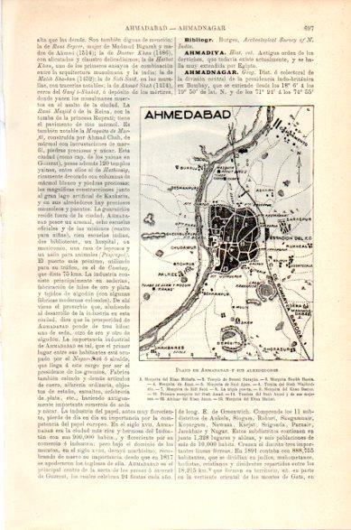 LAMINA V23686: Plano de Ahmedabad
