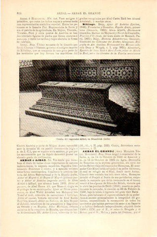 LAMINA V23709: Tumba del emperador Akbar, India