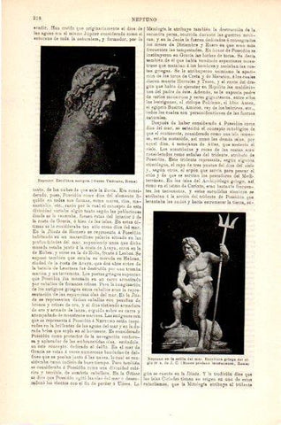 LAMINA V23738: Esculturas de Neptuno