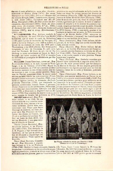 LAMINA V23729: La Virgen rodeada de santos por Octaviano Nelli