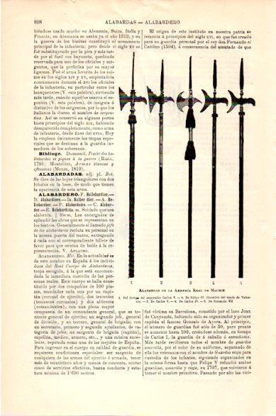 LAMINA V23712: Alabardas de la Armeria Real de Madrid