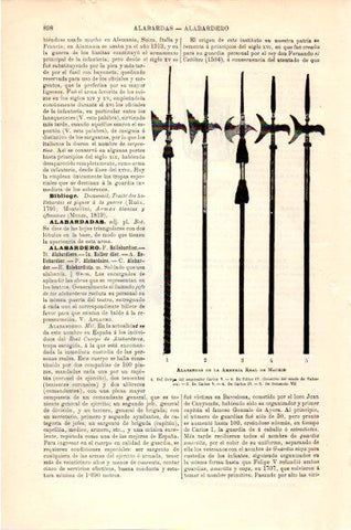 LAMINA V23712: Alabardas de la Armeria Real de Madrid