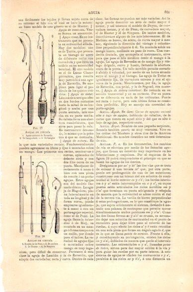 LAMINA V23677: Agujas de cirugia