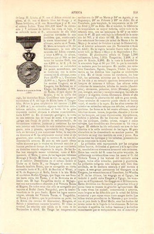 LAMINA V23609: Medalla de la guerra de Africa 1800
