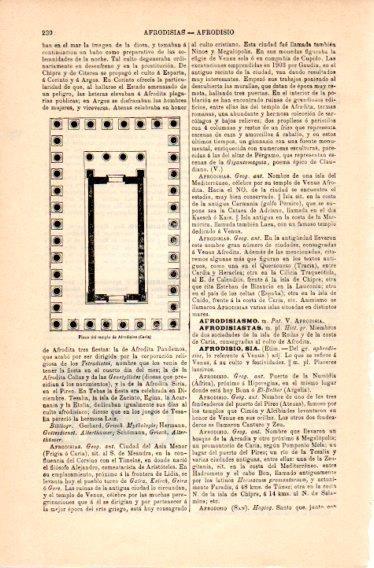 LAMINA V23610: Plano del templo de Afrodisias