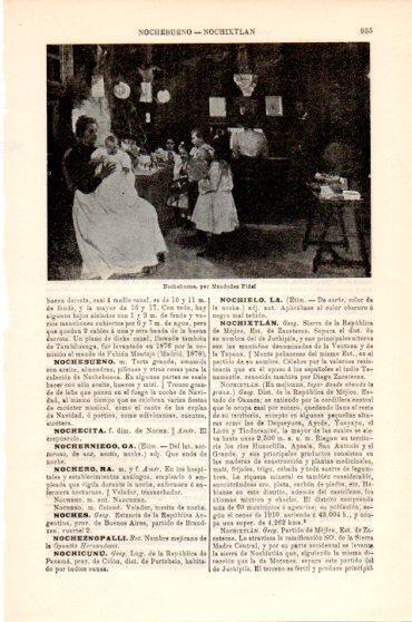 LAMINA V23836: Nochebuena por Mendez Pidal