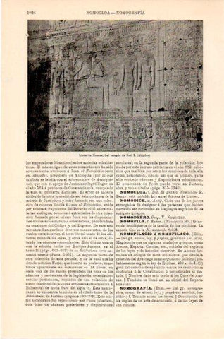 LAMINA V23848: Lista de Nomos del templo de Seti I