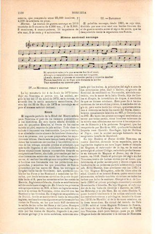 LAMINA V23881: Himno nacional de Noruega