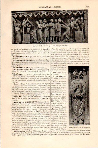 LAMINA V23776: San Nicasio, catedral de Reims