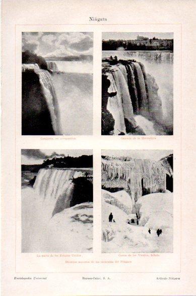 LAMINA V23770: Vistas de las cataratas de Niagara