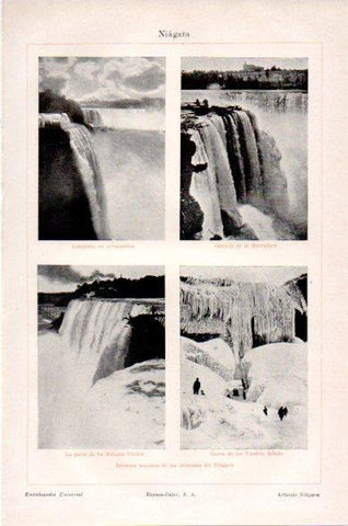 LAMINA V23770: Vistas de las cataratas de Niagara